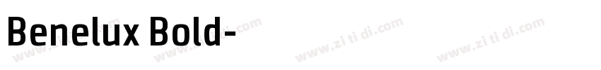 Benelux Bold字体转换